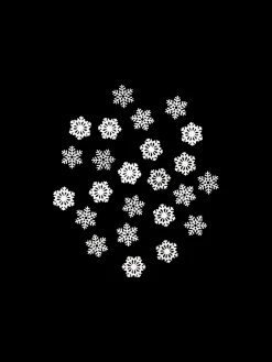Hot Dekorative Snøkrystaller Julepynt|Dekorasjon