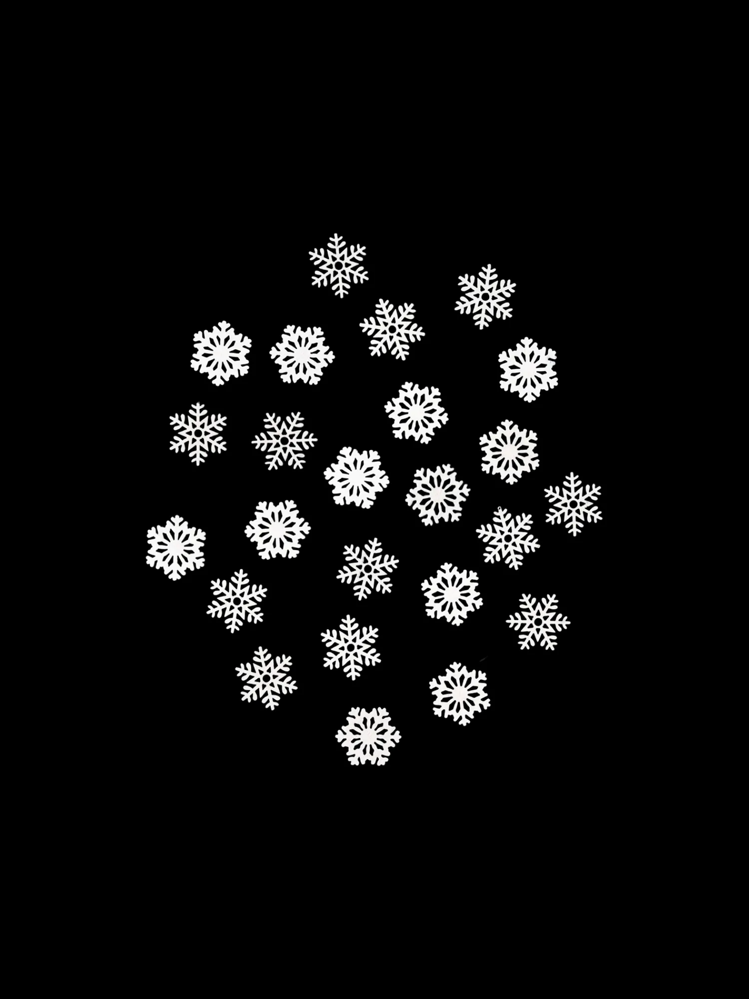 Hot Dekorative Snøkrystaller Julepynt|Dekorasjon