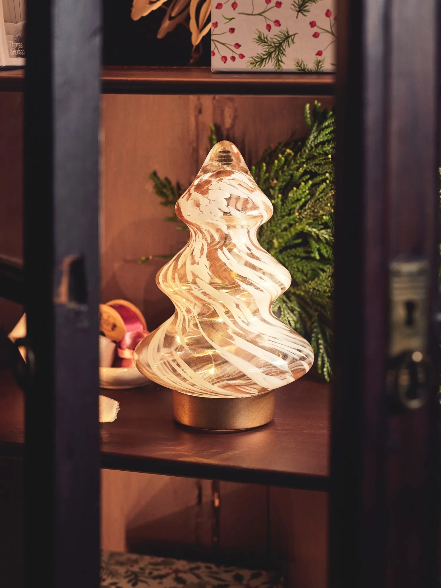 Hot Dekorativt Tre Med LED Julepynt|Dekorasjon
