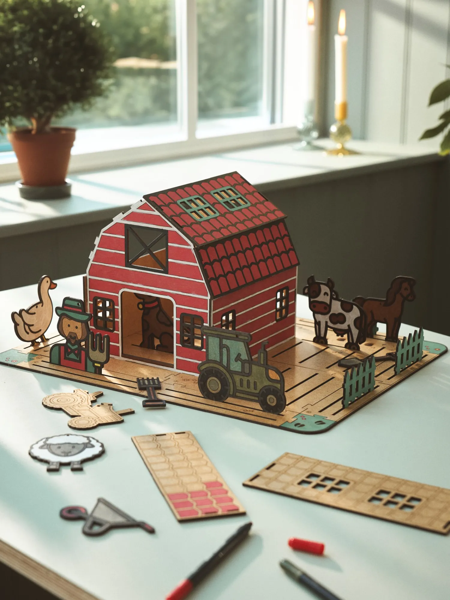 Online DIY-sett Barn Life Treleker