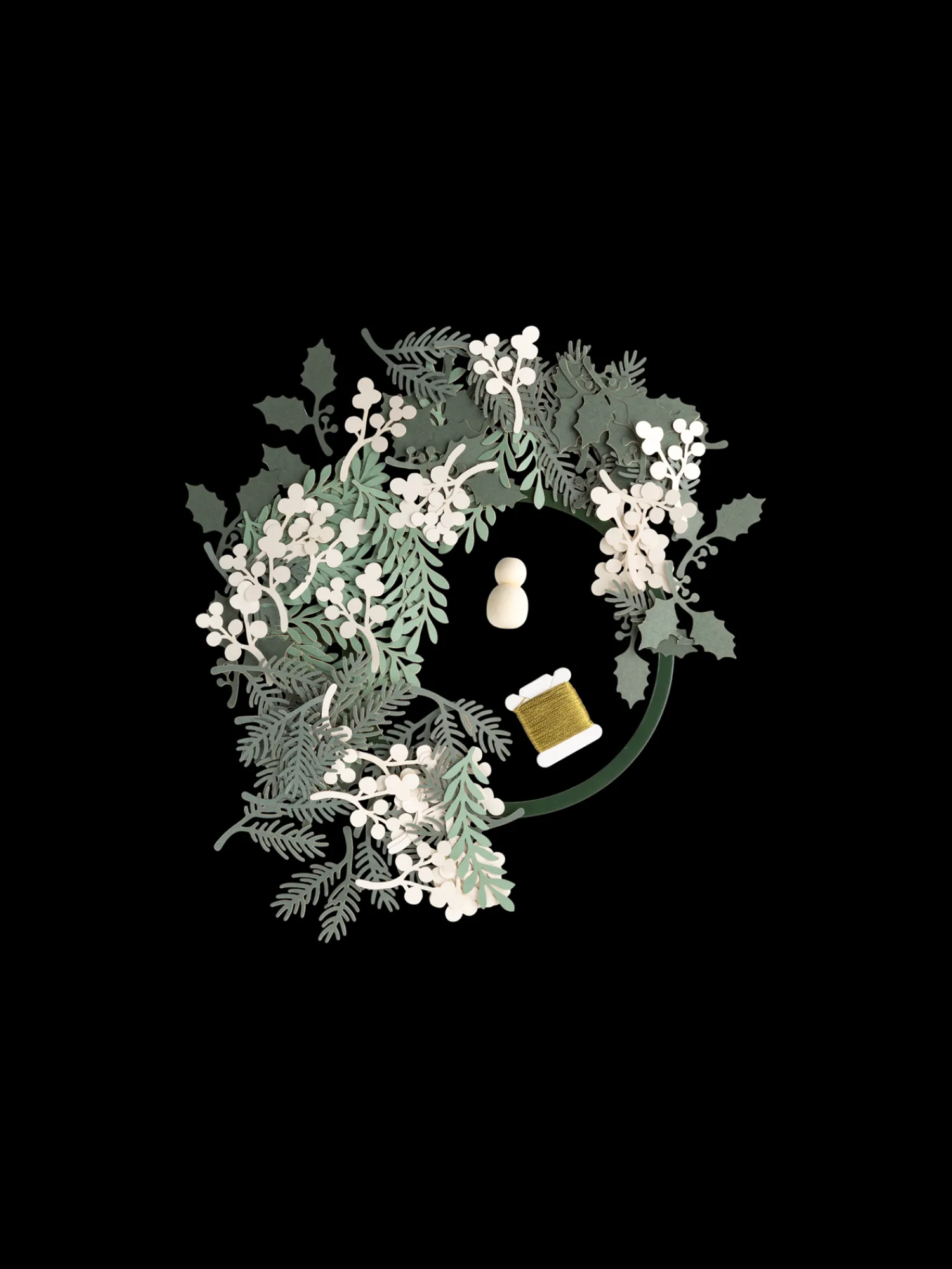 New DIY-sett For Papirkrans Julepynt|Dekorasjon