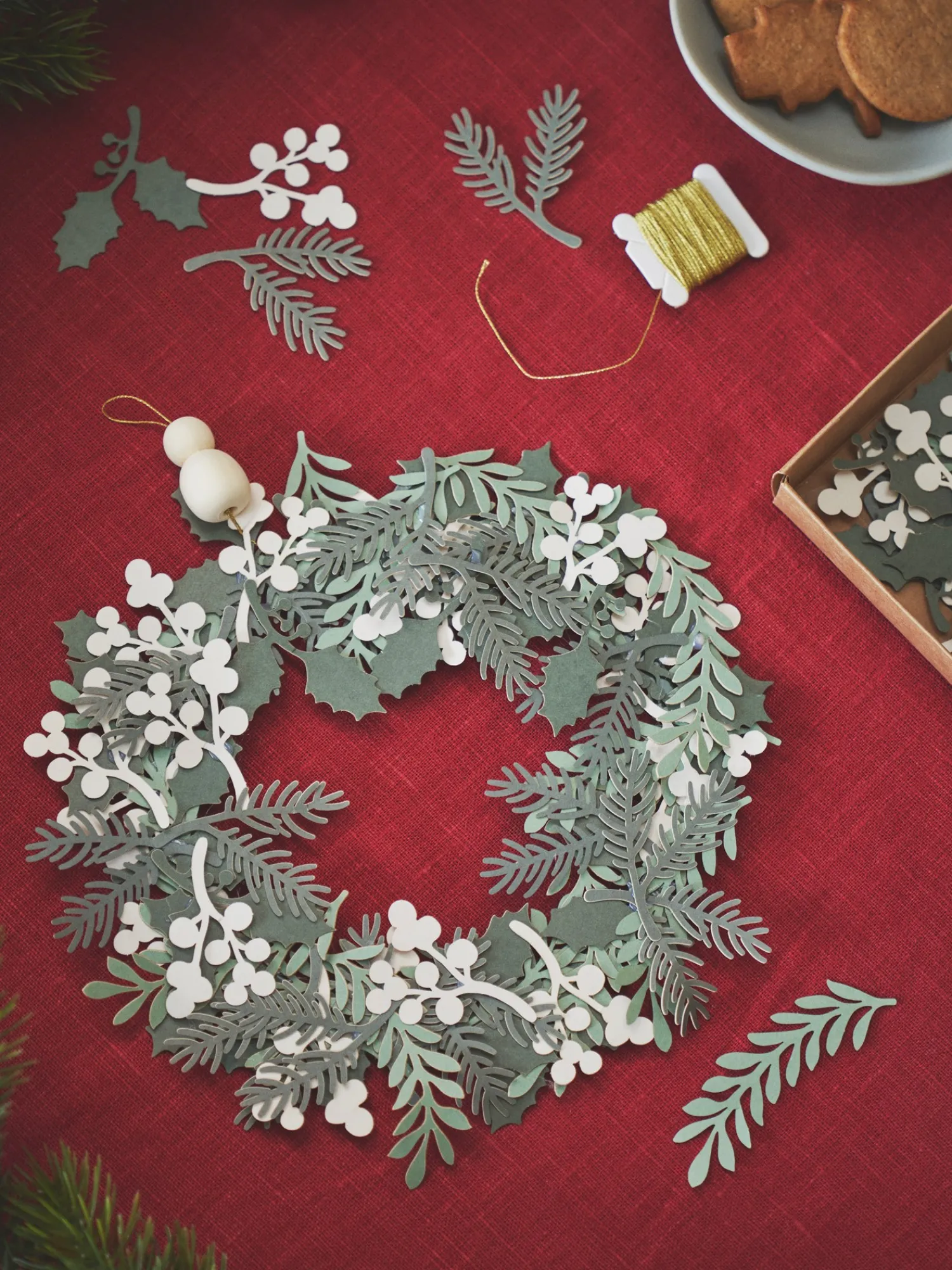 New DIY-sett For Papirkrans Julepynt|Dekorasjon