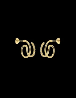 Outlet Double Swirl øreringer Øreringer