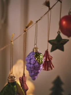 Hot Drueornament Julekuler|Juletrepynt