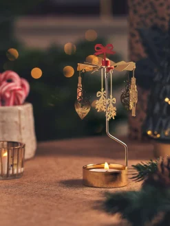 New Englespill Med Julemotiver Julepynt|Lysestaker