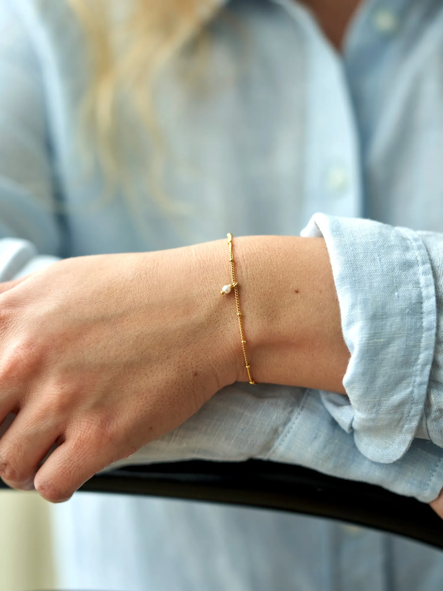Sale Enkelt Perlearmbånd Armbånd