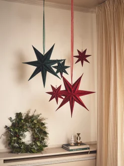 New Fløyelsstjerne Ø45 Cm Julepynt|Dekorasjon
