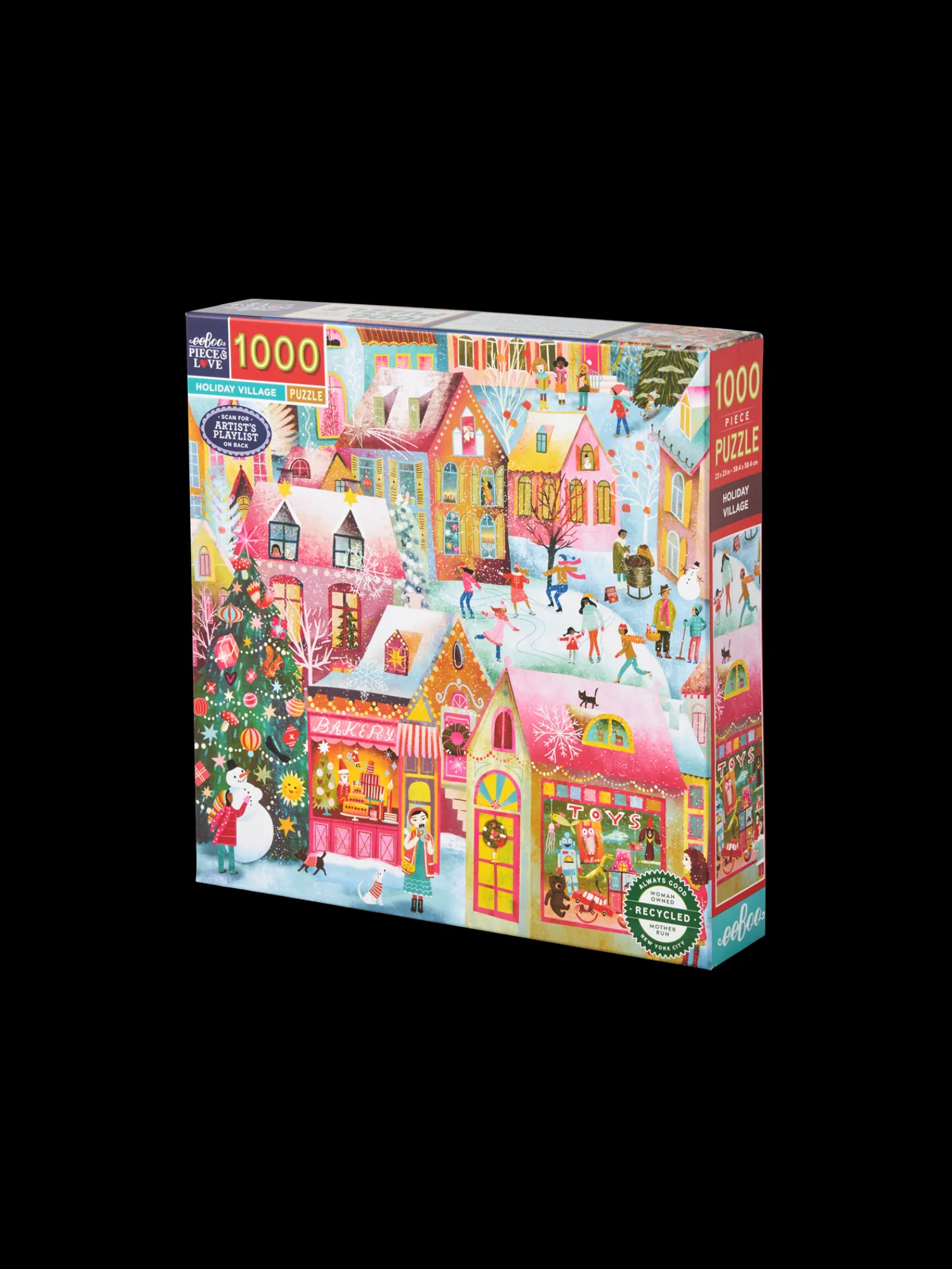Online Holiday Village-puslespill 1000 Brikker Julepynt|Puslespill Og Spill
