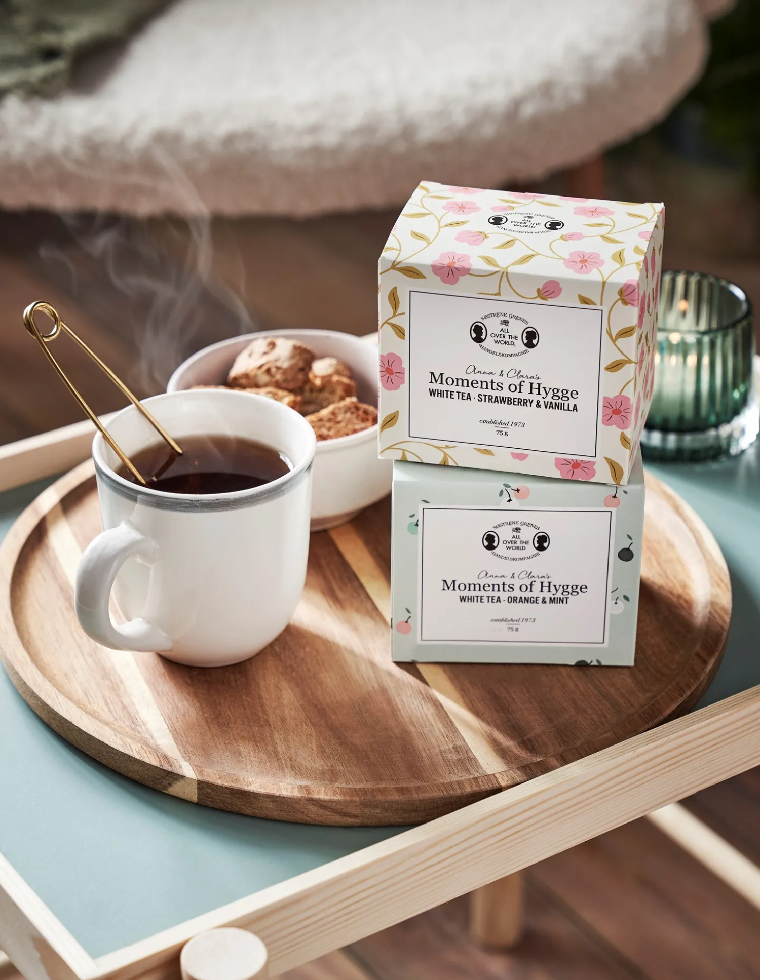 Hot Hvit Te – Appelsin Og Mynte Te Og Kaffe