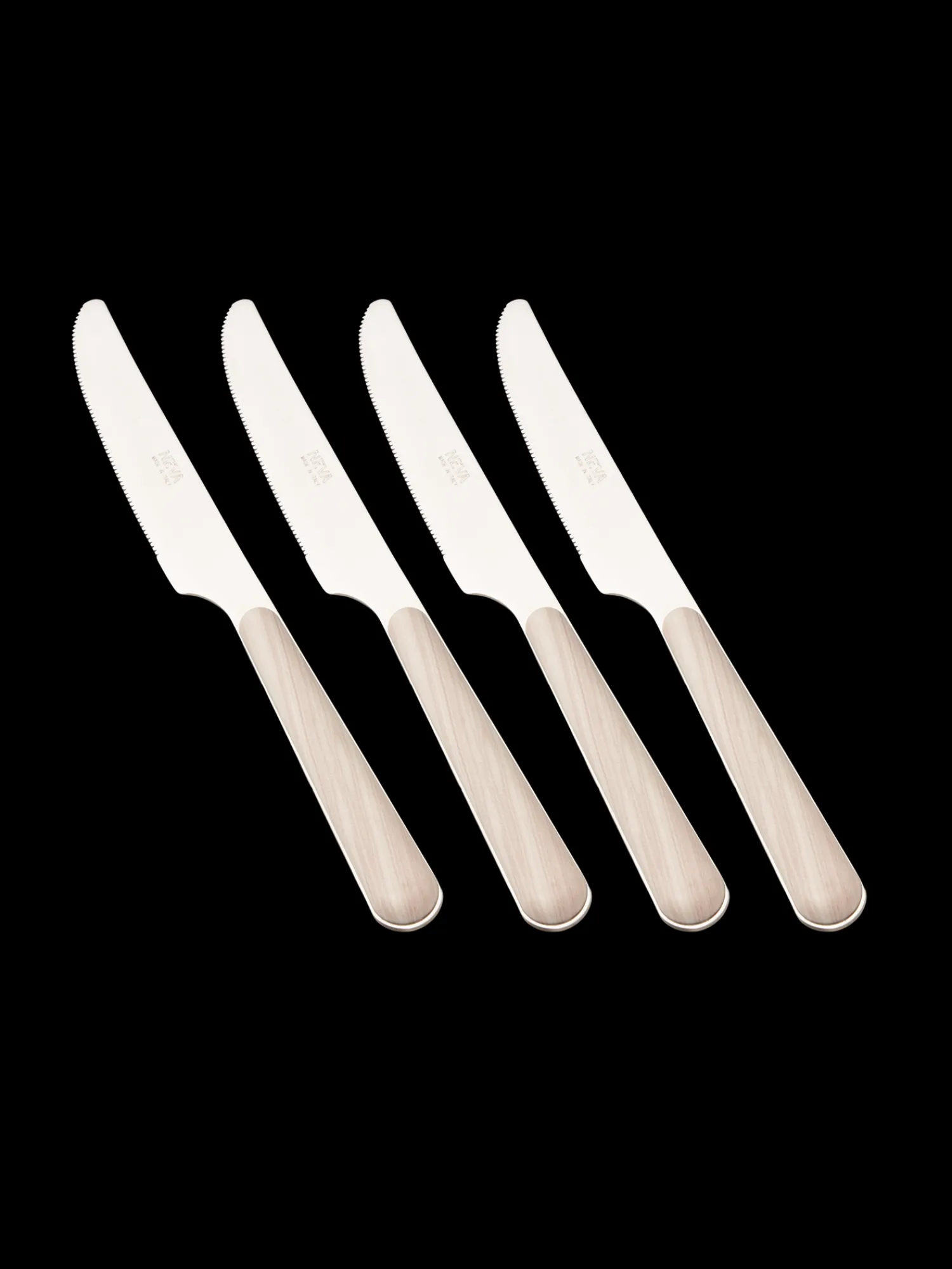 Online Knivsett Texture Legno Servise