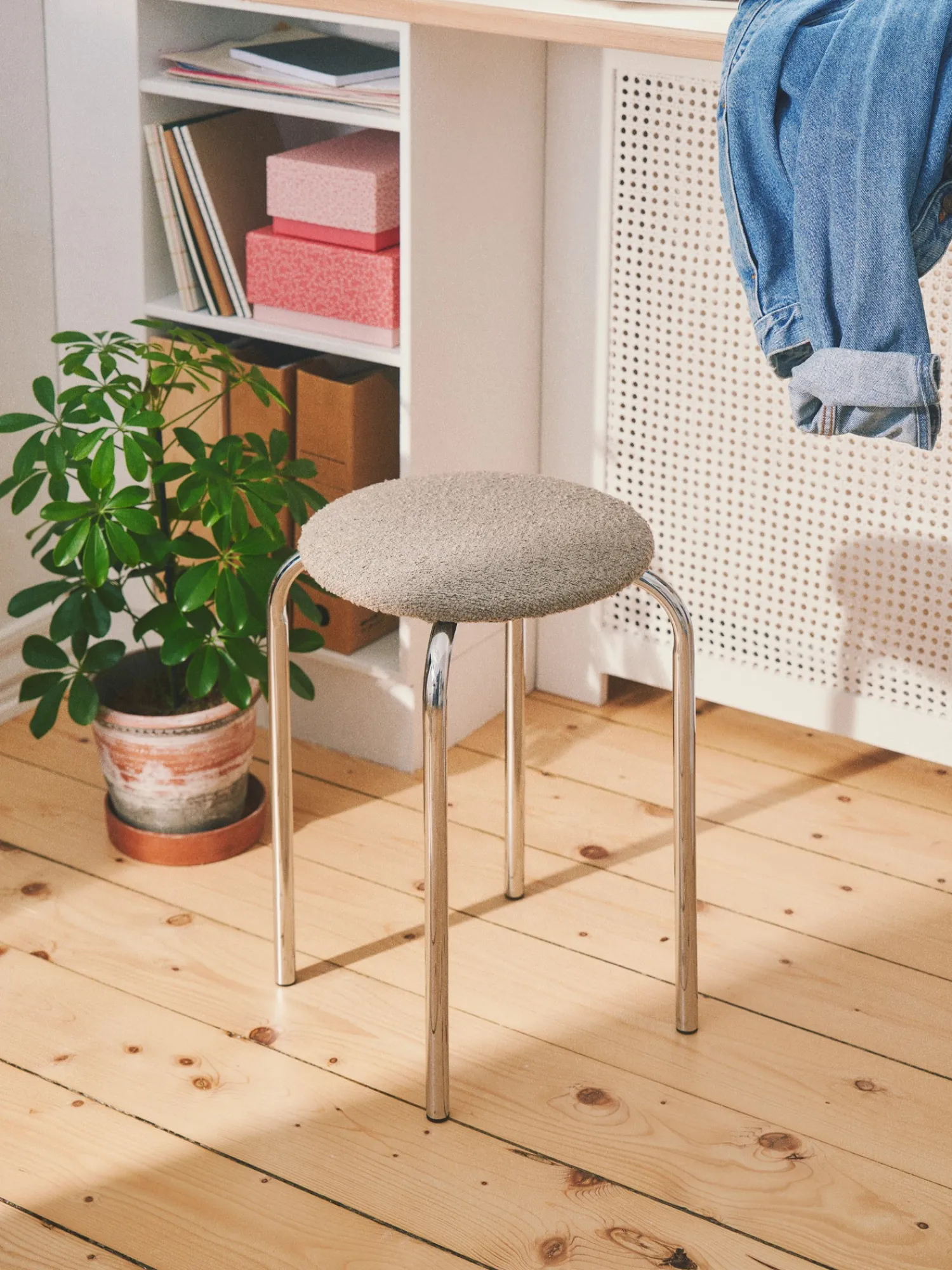 Outlet Krakk Med Boucléstoff Stoler