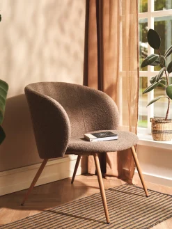 Outlet Lenestol Med Boucléstoff Stoler