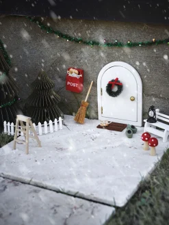 Clearance Miniatyrjulesett Julepynt|Nissedør Og Tilbehør