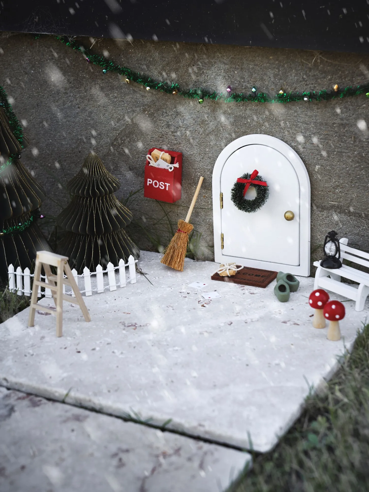 Clearance Miniatyrjulesett Julepynt|Nissedør Og Tilbehør