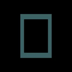 Hot Passepartout Indian Teal – A3/A4 Rammer Og Plakater