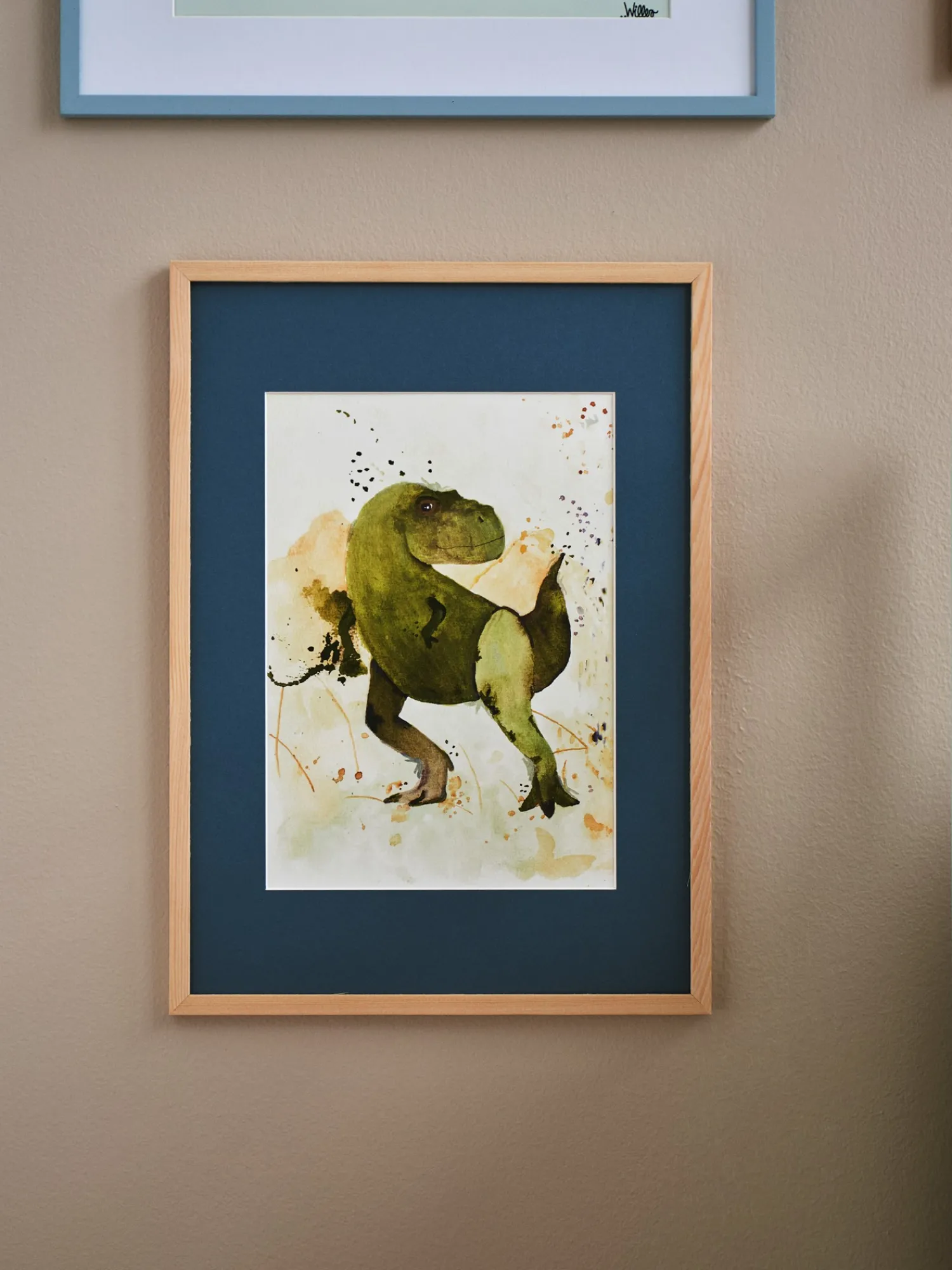 Hot Passepartout Indian Teal – A3/A4 Rammer Og Plakater