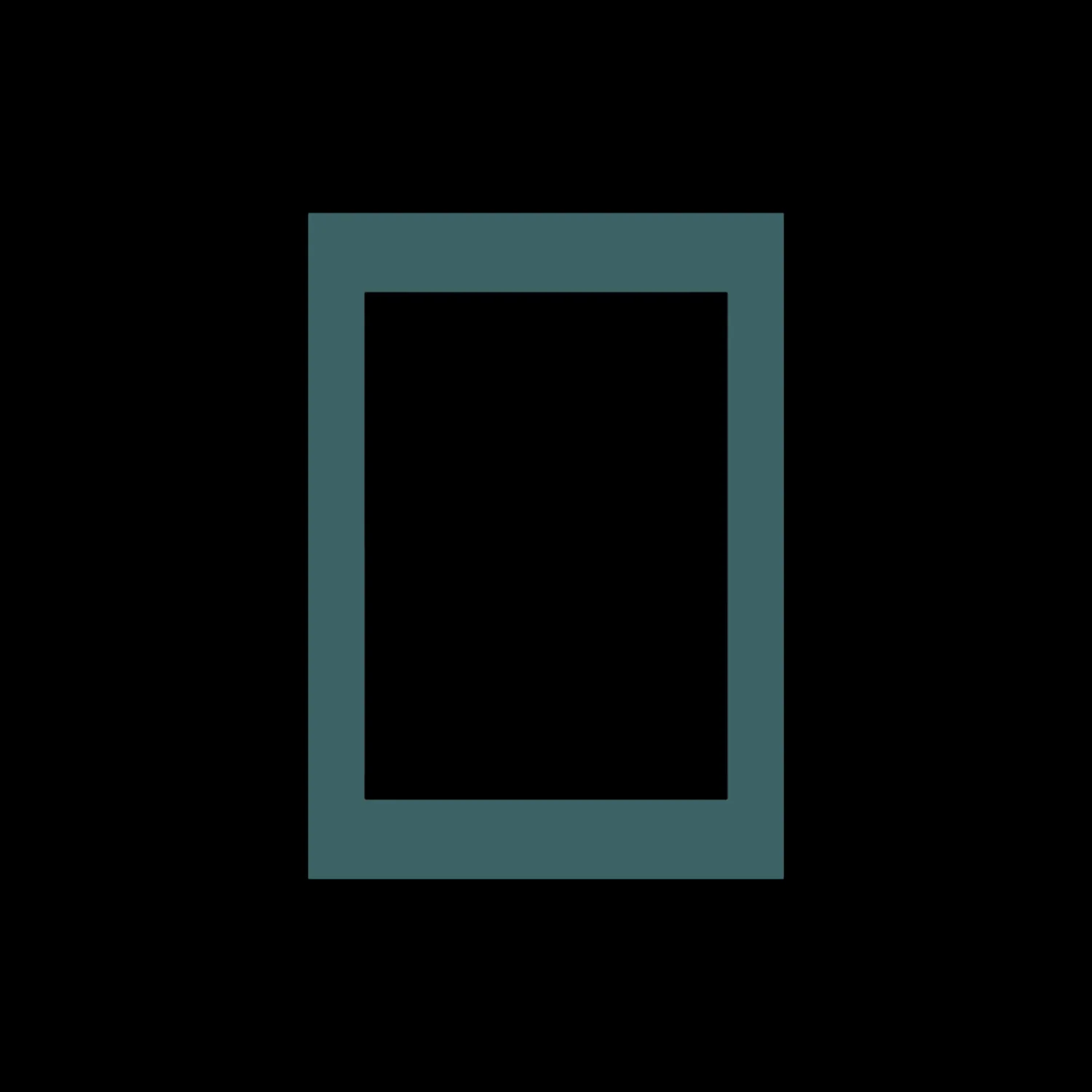 New Passepartout Indian Teal – 50 X 70 / 40 X 50 Cm Rammer Og Plakater