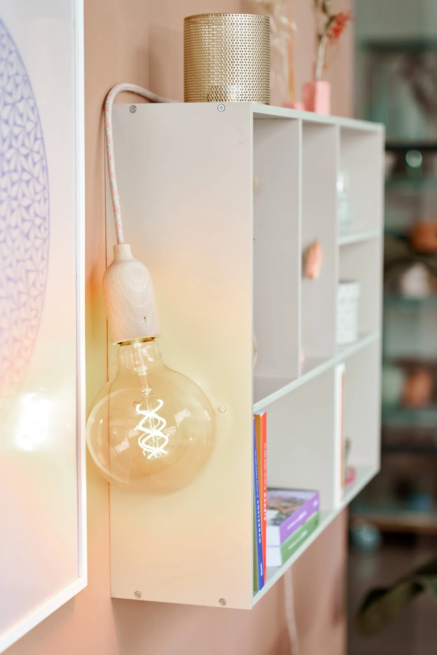 Outlet Pendellampe Natural Med Pæreholder Lamper