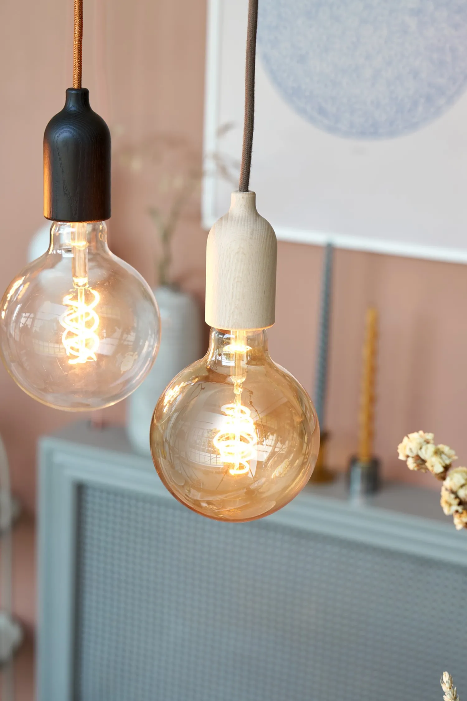 Best Pendellampe Natural Med Pæreholder Lamper