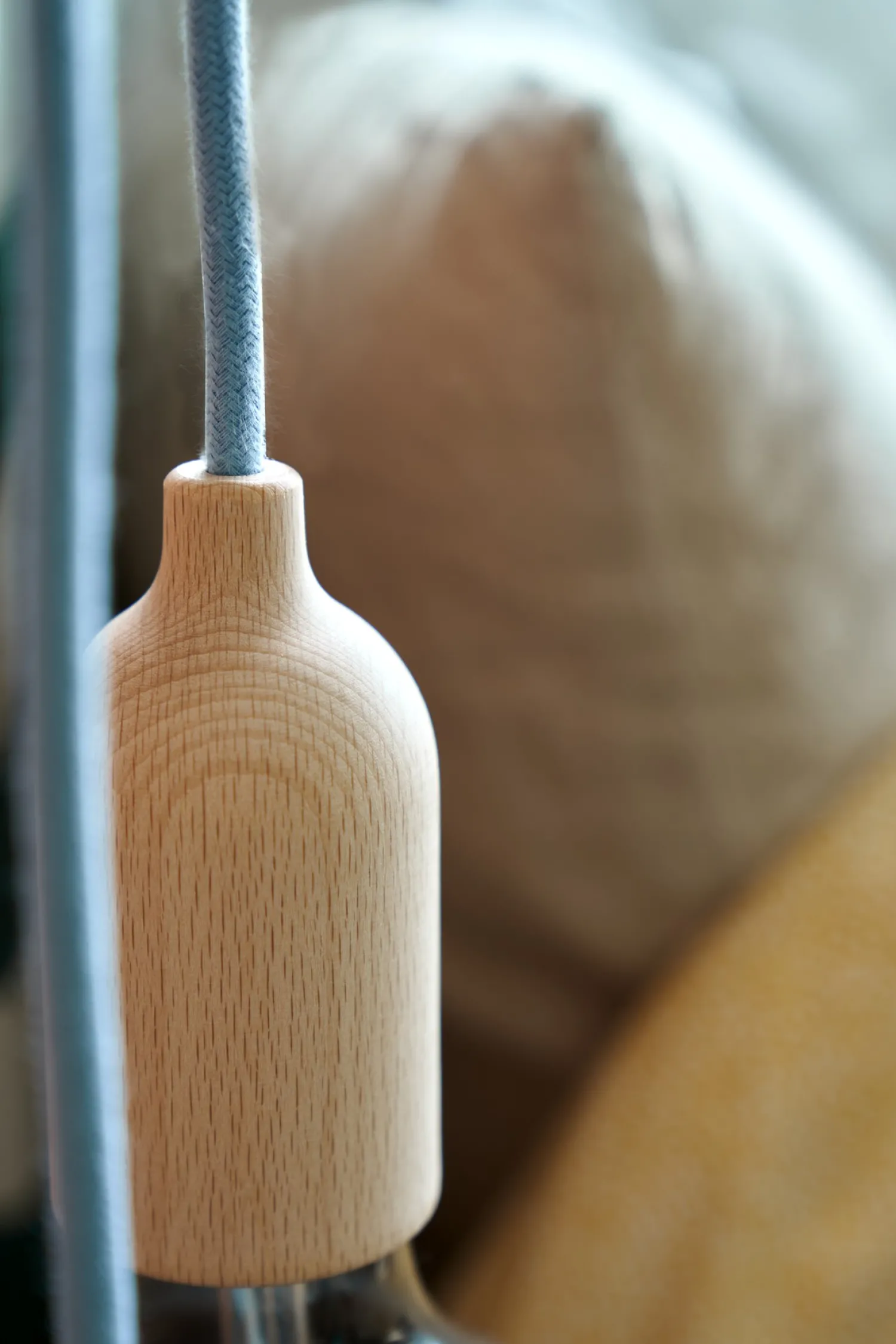 Online Pendellampe Natural Med Pæreholder Lamper