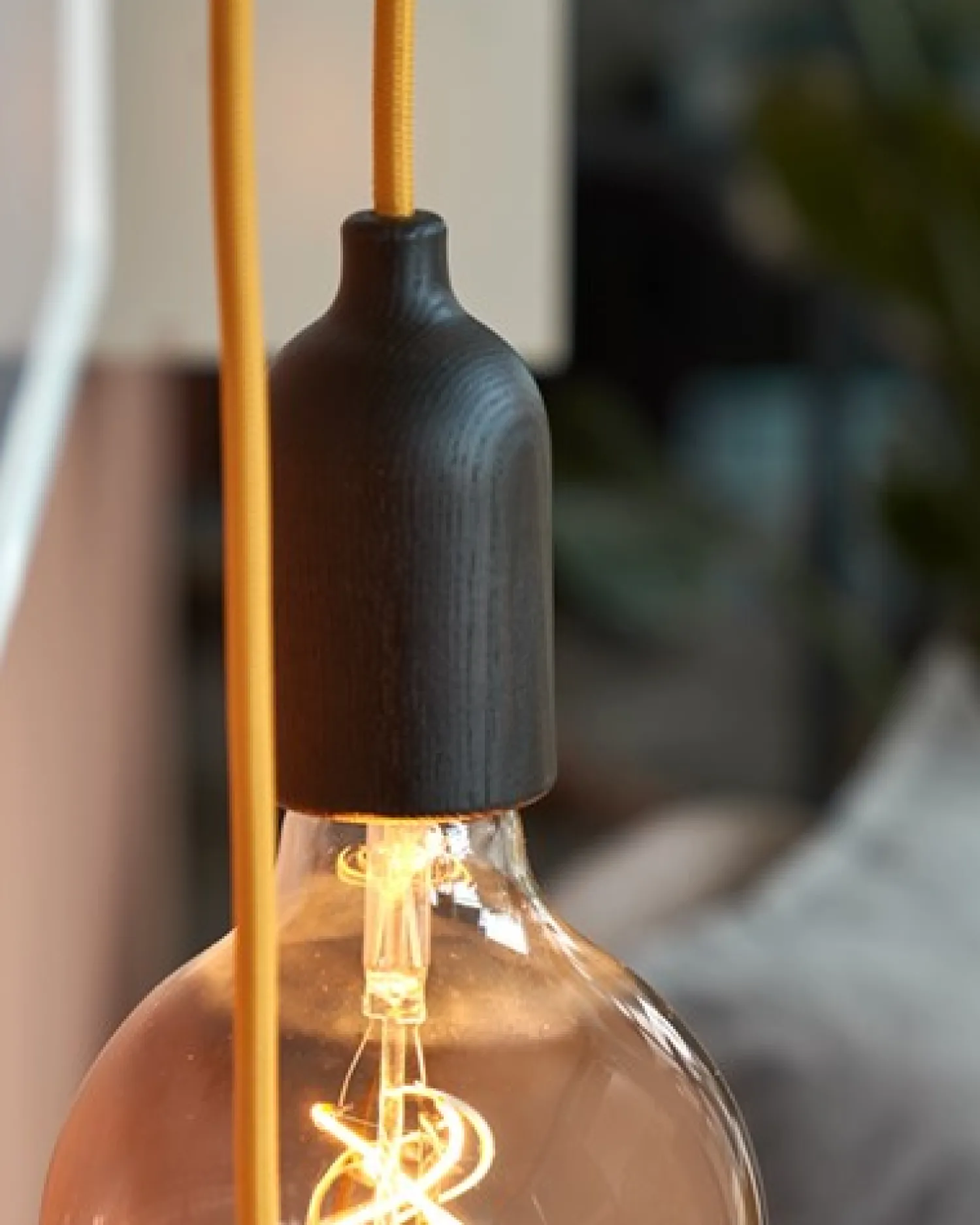 Hot Pendellampe Wenge Med Støpsel Lamper