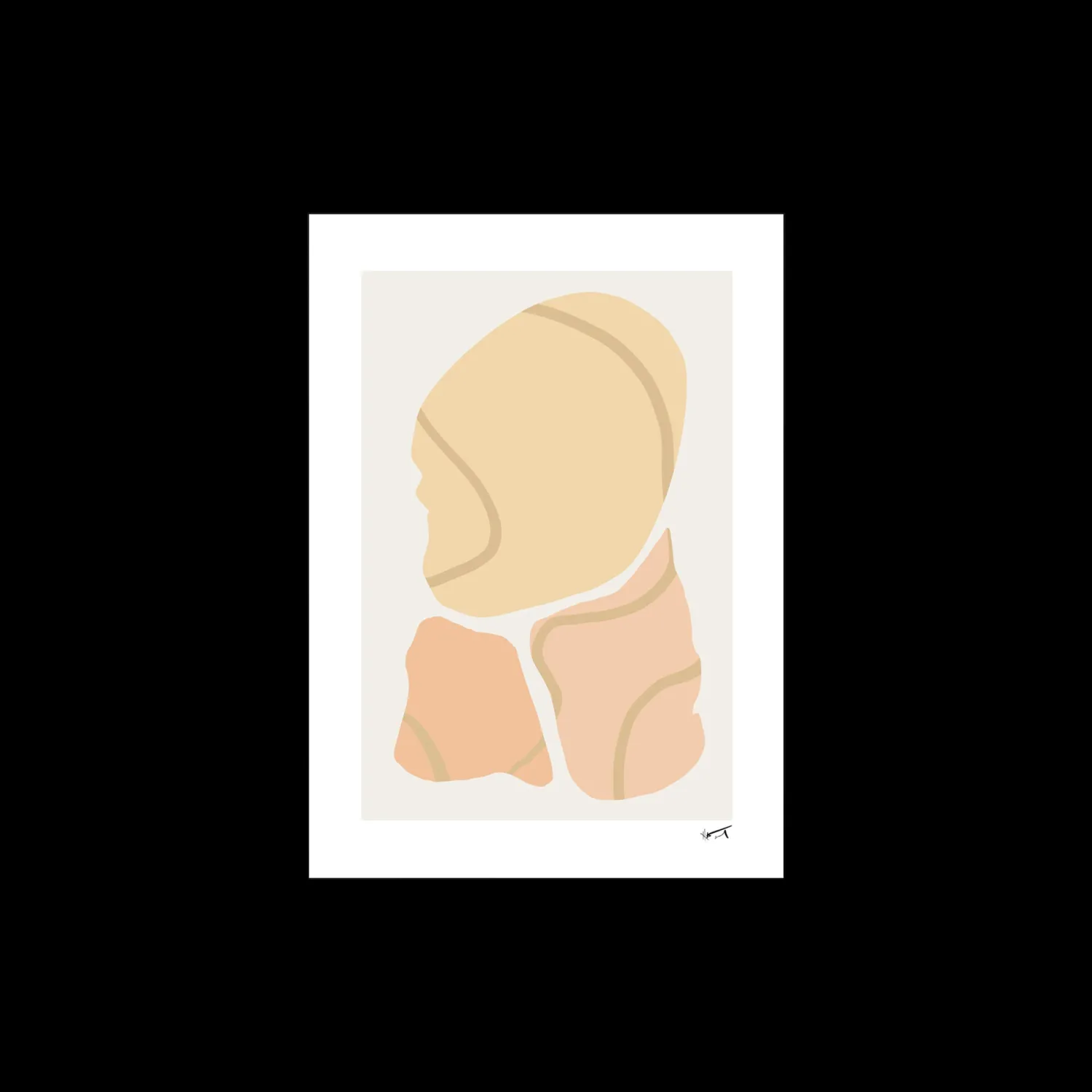 Plakat Trois Morceaux A3 Rammer Og Plakater