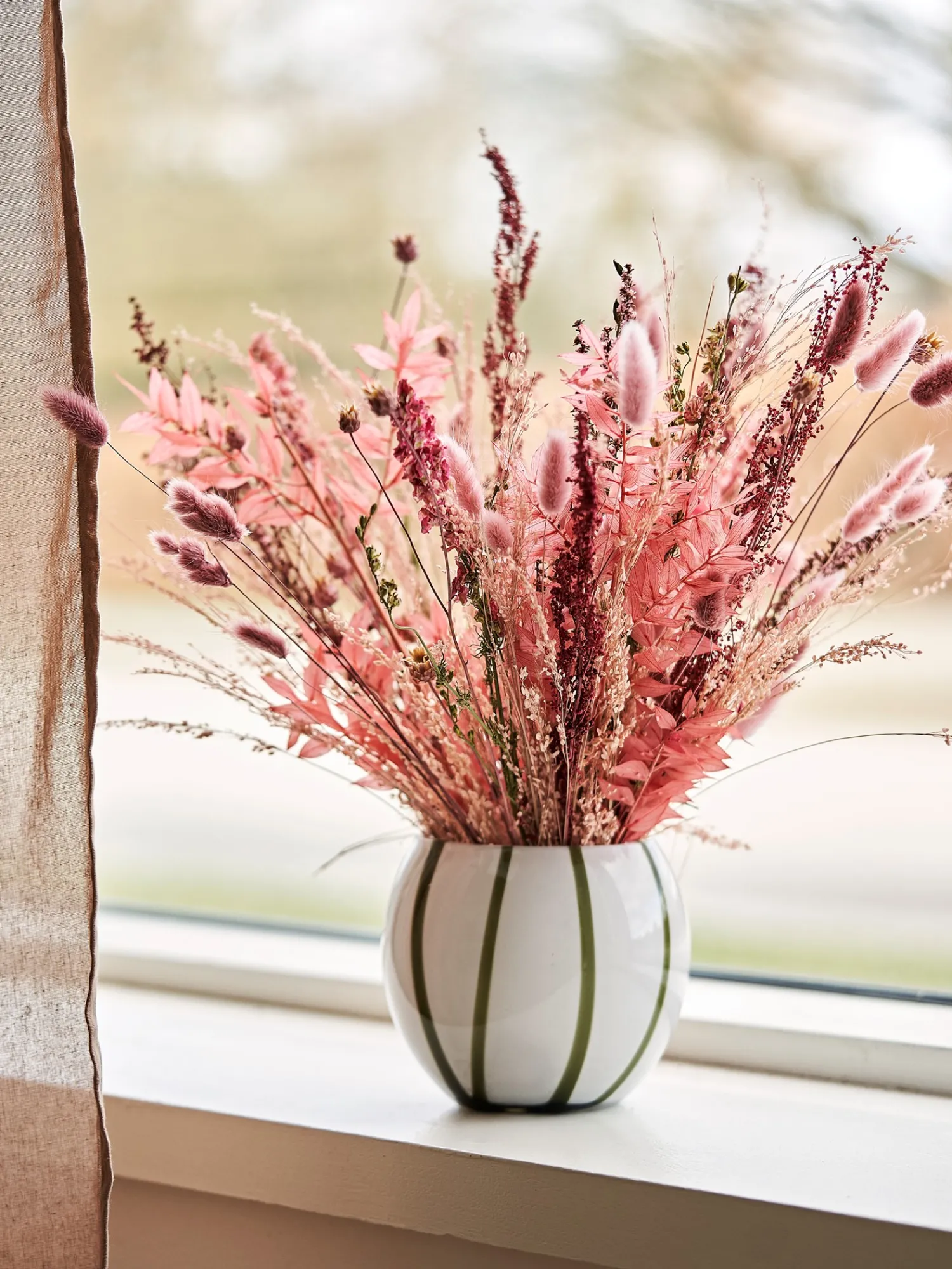 Clearance Tørkede Blomster Pudder Liten Dekorasjon