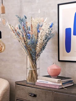Online Tørkede Blomster Silver Medium Dekorasjon