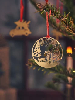 New Vinterlandornament Juletrepynt|Lysestaker